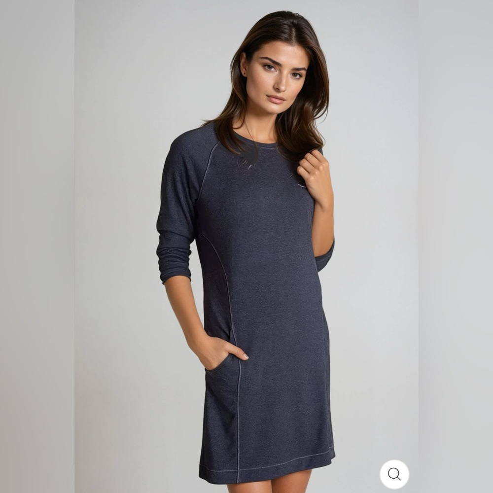 NEW BUKI Stacy Dress Gray Medium